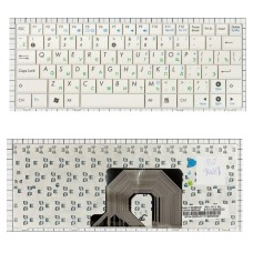 Клавиатура для ноутбука Asus Eee PC 900HA 900SD T91 белая