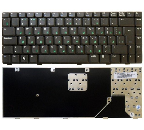Клавиатура для ноутбука Asus A8, W3, W3000, F8, X80L, Z63, Z99 (RU) черная