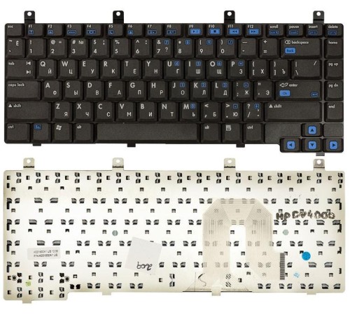 Клавиатура для ноутбука HP Pavilion DV4000, DV4100, DV4200, DV4300, DV4320, Compaq Presario V4000 (RU) черная [00404]