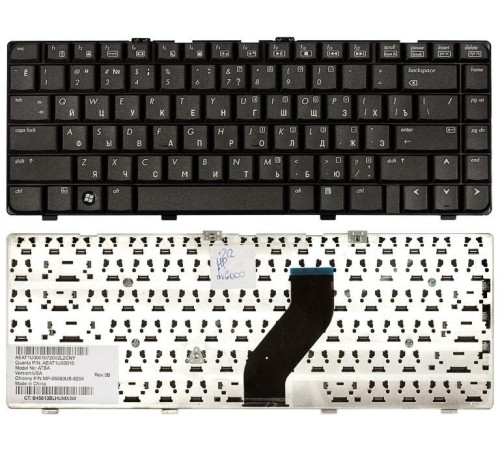 Клавиатура HP Pavilion DV6000 - DV6800 (RU) черная, рамка [10037]