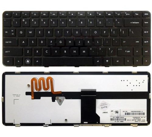 Клавиатура для ноутбука HP Pavilion dm4 dm4-1000 dv5-2000 dv5-2100 черная с подсветкой