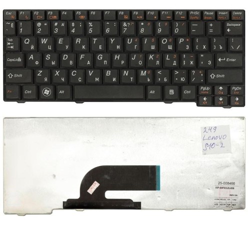 Клавиатура для ноутбука Lenovo S10-2, S10-3C (RU) черная