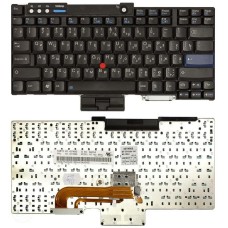 Клавиатура для ноутбука Lenovo IBM ThinkPad T60 T61 R60 R61 Z60T Z61M R400 R500 T500 W500 черная