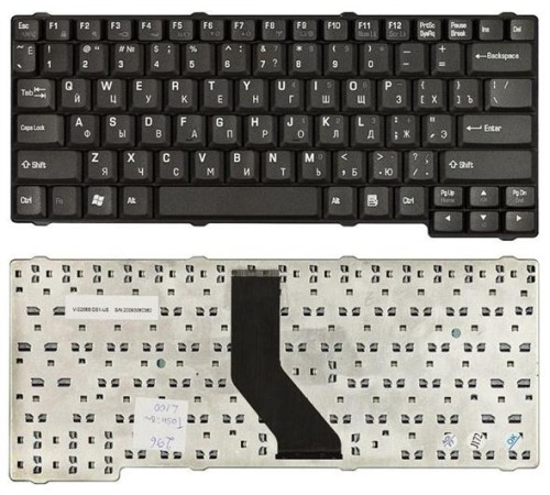 Клавиатура для ноутбука Toshiba Satellite L100 Pro L100 L30 L25 L15 L110 L120 черная