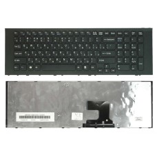 Клавиатура для ноутбука Sony Vaio VPC-EJ (RU) черная, черная рамка