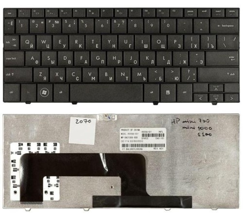 Клавиатура для ноутбука HP Mini 700 1000 1100 черная