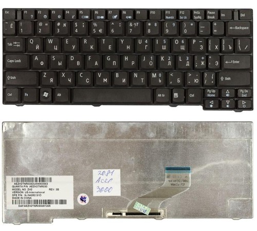 Клавиатура для ноутбука Acer Travelmate 3000 3010 3020 3030 3040 series черная