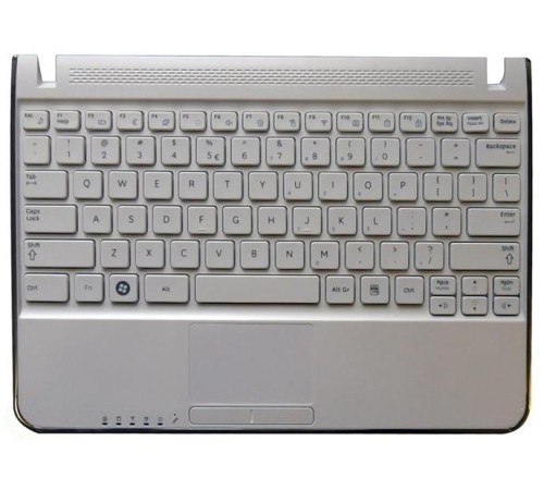 Клавиатура для ноутбука Samsung N210 N220 топ-панель белая