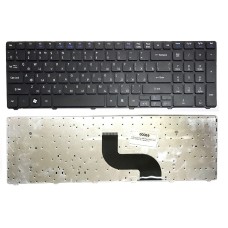 Клавиатура для ноутбука Acer Aspire 5750G, 5742G, 5810, 5236, 5242, 5251, 5336, 5340, 5410, 5536, 5542, 5551, 5560, 5736, 5738, 5820, 7336, 7340, 7540, 7551, 7735, 7741, 8935, Aspire TimeLine 5410T (RU) черная [00069-1]