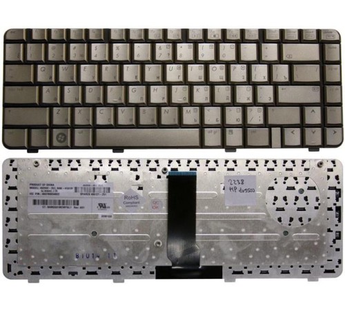 Клавиатура для ноутбука HP Pavilion dv3000 dv3500 series кофе