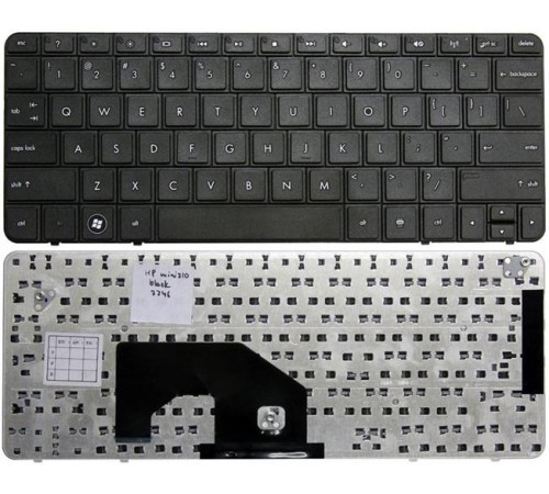Клавиатура для ноутбука HP Mini 210-1000 черная