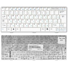 Клавиатура для ноутбука MSI Wind U90 U100 U110 U120 белая