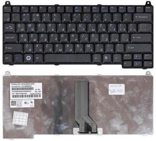 Клавиатура для ноутбука Dell Vostro 1310 1320 1510 1520 2510 черная