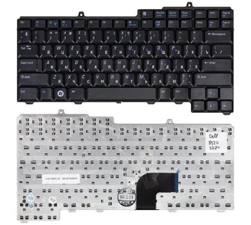Клавиатура для ноутбука Dell Latitude D520 D530 черная