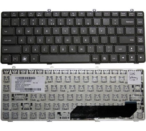 Клавиатура для ноутбука Gateway MD2601U MD2614U MD7330U MD7801U MD7818U MD7820U MD7822U MD7826U черн