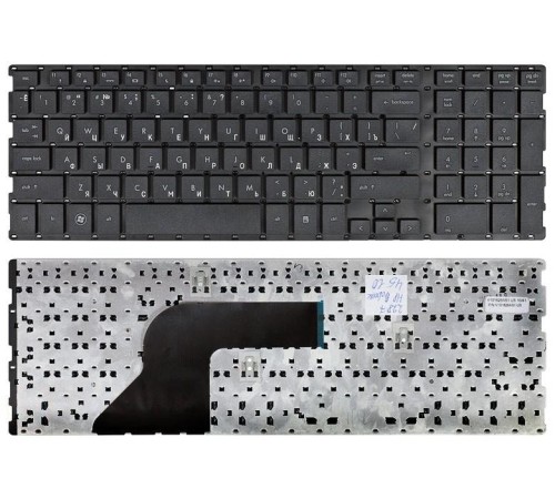Клавиатура для ноутбука HP Probook 4510, 4510S, 4710S, 4750S (RU), без рамки, черная [00066]