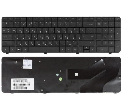 Клавиатура для ноутбука HP Compaq Presario CQ72, Pavilion G72 (RU) черная [00502]