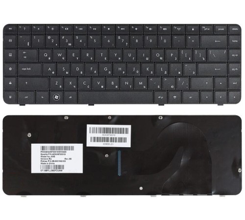 Клавиатура для ноутбука HP Presario CQ56, CQ62, HP Pavilion G56, G62 (RU) черная [00378]
