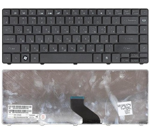 Клавиатура для ноутбука Gateway NV49C NV49C01c NV49C13c NV49C14c черная