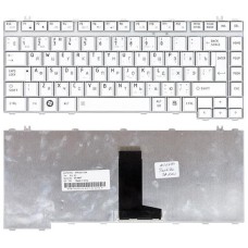 Клавиатура для ноутбука Toshiba Satellite A200 A210 A300 M300 L300 M500 M505 серебристая