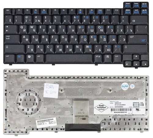 Клавиатура HP Compaq NC6000, NC6100, NX6110, NX6120 (RU) черная