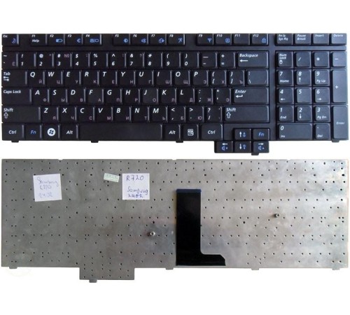 Клавиатура для ноутбука Samsung R720, R730 (RU) черная [10041]