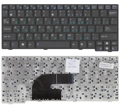 Клавиатура для ноутбука Asus Eee PC mk90h черная