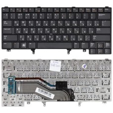 Клавиатура для ноутбука Dell Latitude E6320 E6420 E5420 черная с указателем