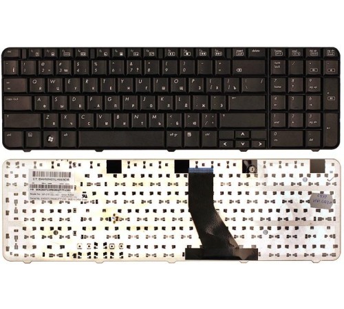 Клавиатура для ноутбука HP Compaq Presario CQ70, Pavilion G70 (RU) черная [00334]