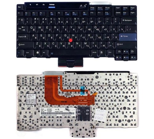 Клавиатура для ноутбука Lenovo IBM ThinkPad X300 X301 черная