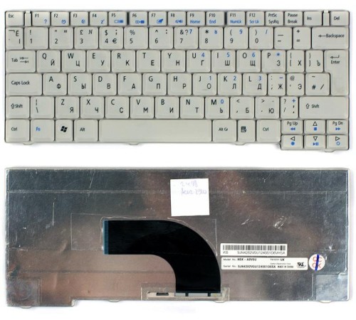 Клавиатура для ноутбука Acer Aspire 2920 серая