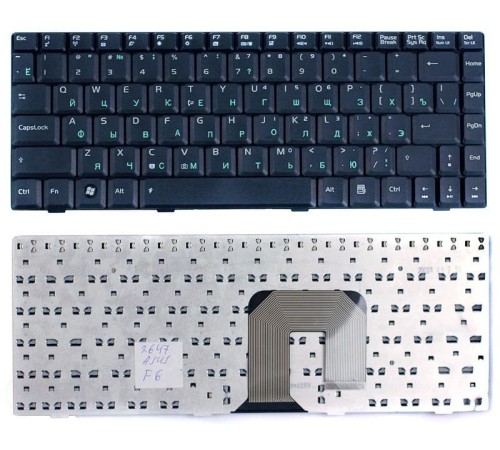 Клавиатура для ноутбука Asus F6, F6A, F6E, F6H, F6S, F6V, F6Ve, F9, F9J, F9G, F9D (RU) черная