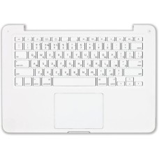 Клавиатура для ноутбука Apple A1342 топ-панель белая 13,3"