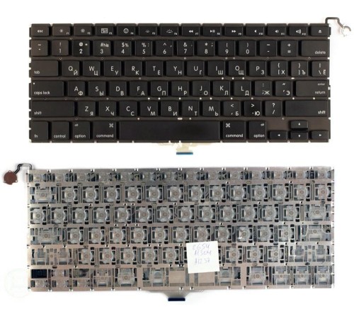 Клавиатура для ноутбука Apple Air A1304 A1237 13.3 черная плоский ENTER