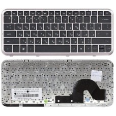 Клавиатура для ноутбука HP Pavilion dm3 dm3-1000 черная с бронзовой рамкой