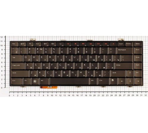 Клавиатура для ноутбука Dell Studio 14 14z 1440 1450 1457 черная с подсветкой