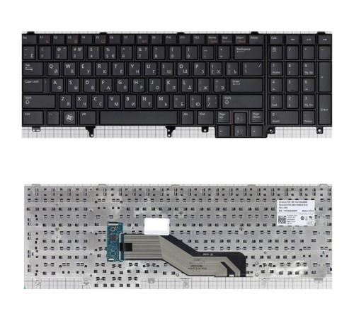 Клавиатура для ноутбука Dell Latitude E6540 черная