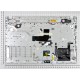 Клавиатура (топ-панель) для ноутбука Samsung RV511, RV515, RV520 (RU) черная, с серебрянной панелью [10004]