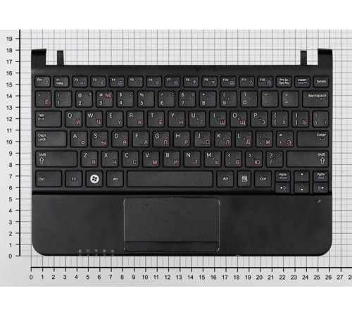 Клавиатура для ноутбука Samsung NC110 топ-панель черная