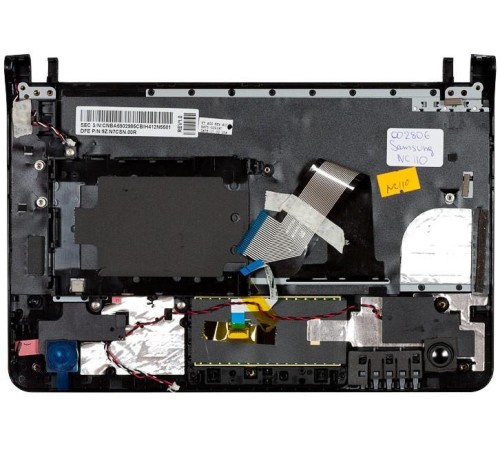 Клавиатура для ноутбука Samsung NC110 топ-панель черная
