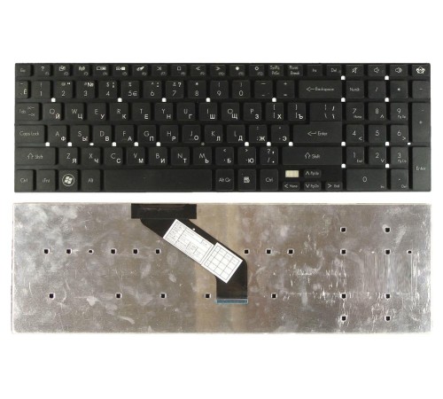 Клавиатура Packard Bell TS11 TS13 TS44; Gateway NV55S NV57H, черная