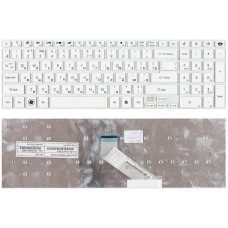 Клавиатура Packard Bell TS11 TS13 TS44; Gateway NV55S NV57H, белая [10230]