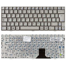 Клавиатура для ноутбука ASUS U1 U1F U1E серебристая