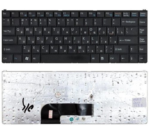 Клавиатура для ноутбука Sony Vaio VGN-N N250 черная