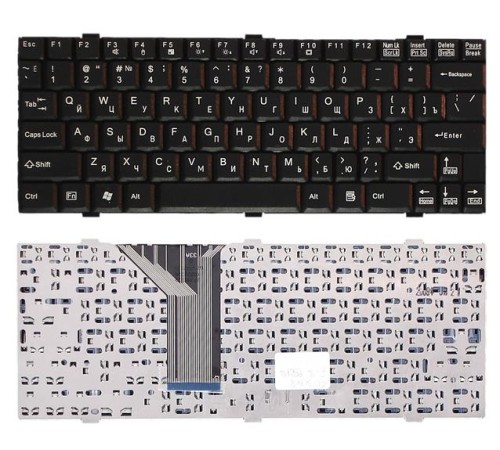 Клавиатура для ноутбука Fujitsu-Simens LifeBook P5020 P5020D P5010 P5010D черная