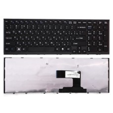 *SALE* Клавиатура для ноутбука Sony Vaio VPC-EL (RU) черная, черная рамка [10175]