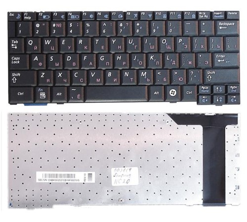 Клавиатура для ноутбука Samsung NC20 черная BA59-02527C