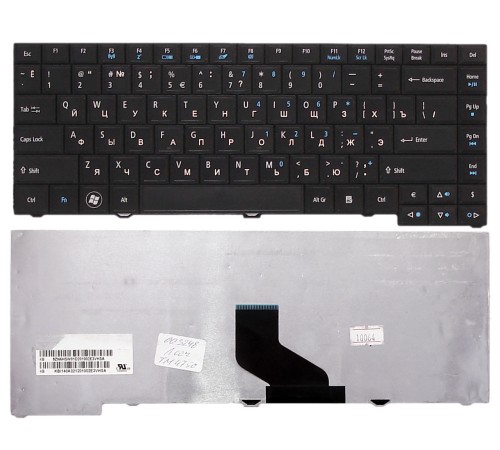 Клавиатура для ноутбука Acer TravelMate 4750 (RU) черная, матовая