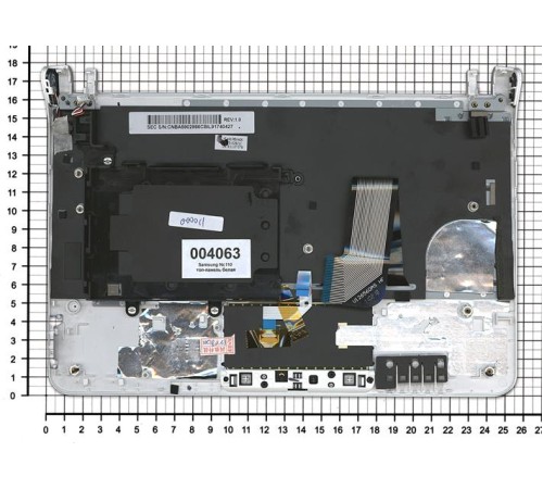 Клавиатура для ноутбука Samsung NC110 топ-панель белая