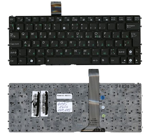 Клавиатура для ноутбука Asus Eee PC 1060 1025 черная